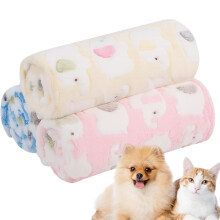 MXHBSTP 3 PCS Cat Blanket, 60 * 40Cm Puppy Blanket, Warm and Soft Pet Blankets for Cats and Small Dogs, Cozy Fleece Throws Kitten Blanket for Furnitu
