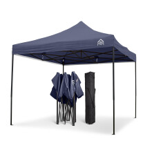 All Seasons Gazebos 3x3m Heavy Duty Waterproof Pop Up Gazebo Navy Blue