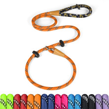 lynxking Slip Lead Dog Leash Reflective, 6 FT x 3/8" Heavy Duty Comfortable Strong Rope Leash for Large, Medium Dogs, No Pull Pet Training Lead