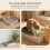 Zuisfau Rabbit Litter Tray with Grid, Large Bunny Litter Box 6