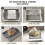Zuisfau Rabbit Litter Tray with Grid, Large Bunny Litter Box 4