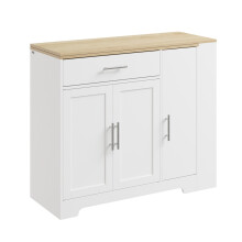 SoBuy ĂŽlot de Cuisine Pliable FSB110-WN