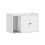 SoBuy Meuble Cache-Litière Chat Blanc 2 Portes HAT07-E-W 1