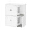 SoBuy Cache-litière 4 portes blanc HAT09-E-W 1
