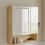 SoBuy Armoire Miroir Murale LED Salle de Bain 4