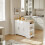 SoBuy Îlot de Cuisine Pliable FSB110-WN 2
