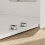 SoBuy Cache-litière Blanc 2 Portes Tiroir 6