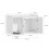 SoBuy Meuble Cache-Litière Chat Blanc 2 Portes HAT07-E-W 3