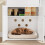 SoBuy Cache-litière Blanc 2 Portes Tiroir 12