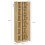 SoBuy Colonne SdB étroite éclairée chêne clair 3