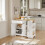 SoBuy Îlot de Cuisine Pliable FSB110-WN 15