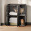 SoBuy Meuble litière double pour 2 chats HAT09-E-SCH 12
