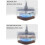 360° Floor Magic Spin Mop Bucket Set W/ 4 Pads 8