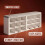 Shoe Storage Bench with Padded Seat, 18 Open Compartments 2