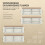 Shoe Storage Bench with 2 Barn Doors and Padded Seat White-Brown 6