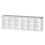 Shoe Storage Bench with Padded Seat, 18 Open Compartments 5