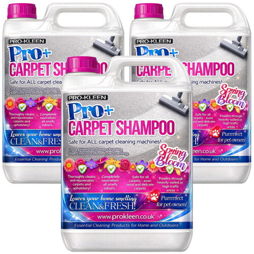 Pro-Kleen (15L, Spring Bloom) ProKleen Pro+ Carpet Shampoo Pet Odour Remover