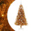 VidaXL vidaXL Christmas Tree Gold 150 cm PET 1
