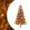 VidaXL vidaXL Christmas Tree Gold 150 cm PET 1