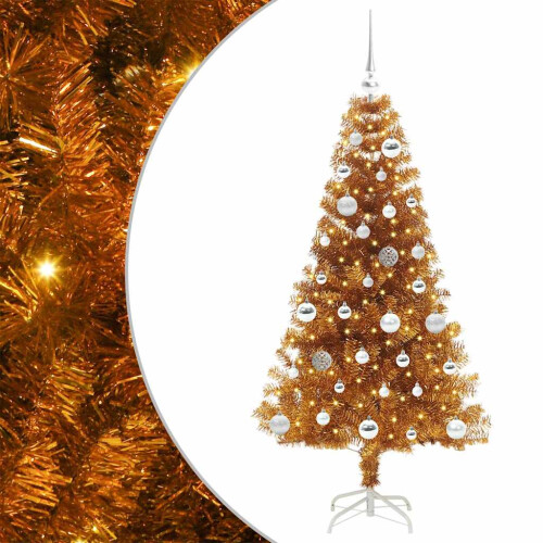 VidaXL vidaXL Christmas Tree Gold 150 cm PET