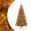 VidaXL vidaXL Christmas Tree Gold 180 cm PET 1