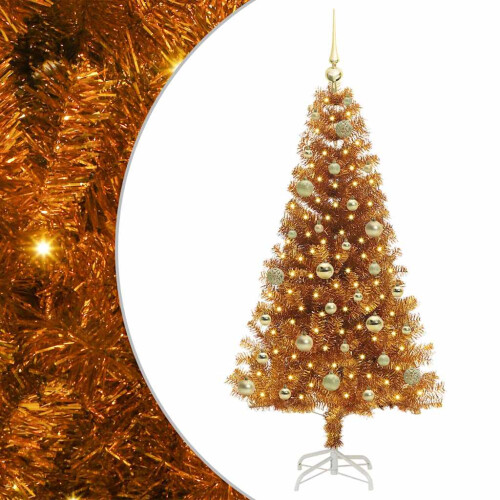 VidaXL vidaXL Christmas Tree Gold 150 cm PET
