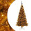 VidaXL vidaXL Christmas Tree Gold 180 cm PET 1