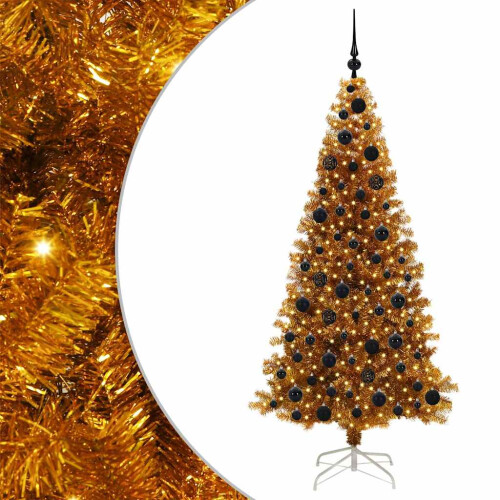 VidaXL vidaXL Christmas Tree Gold 180 cm PET
