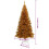 VidaXL vidaXL Christmas Tree Gold 180 cm PET 4