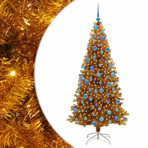 VidaXL vidaXL Christmas Tree Gold 180 cm PET