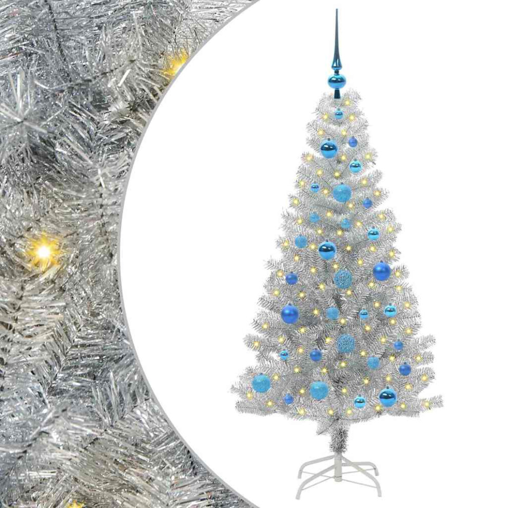 B&Q -  Christmas Tree Silver 150 Cm Pet - Image 3