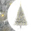 VidaXL vidaXL Artificial Pre-lit Christmas Tree Silver 120 cm PET 1
