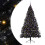 VidaXL vidaXL Artificial Pre-lit Christmas Tree Black 240 cm PVC 1