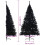 VidaXL vidaXL Artificial Pre-lit Christmas Tree Black 240 cm PVC 4