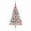 VidaXL vidaXL Artificial Pre-lit Christmas Tree Silver 120 cm PET 3