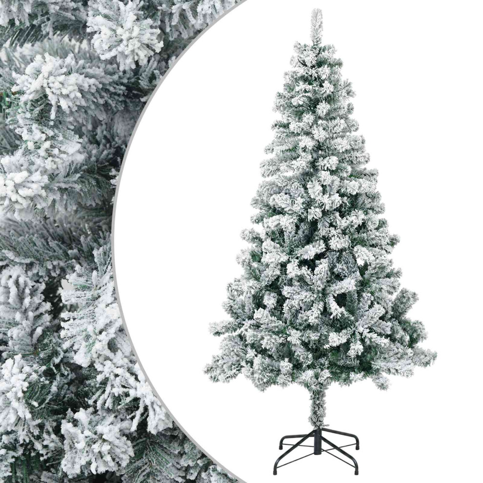 vidaXL Artificial Christmas Tree with Steel Stand Xmas Decor Tree - Image 3