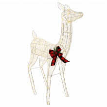 vidaXL 3D Christmas Reindeer LOVIISA 200 LEDs Warm White