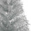 VidaXL vidaXL Artificial Pre-lit Christmas Tree Silver 120 cm PET 10