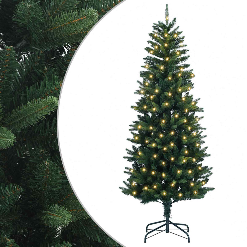 Vidaxl Artificial Hinged Christmas Tree 120 Cm 150 Leds Warm White