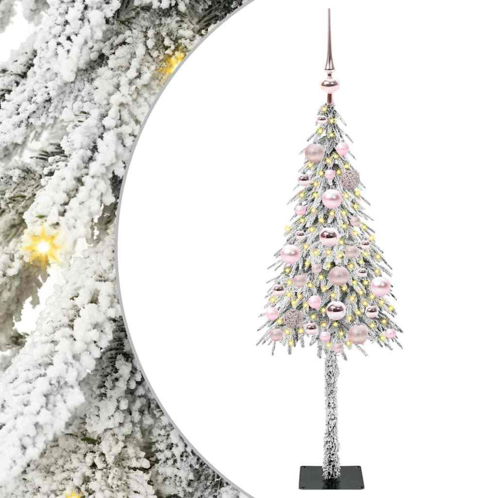 B&Q - Christmas Tree With 150 Leds White 120 Cm Pe And Steel - Image 2