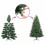 VidaXL vidaXL Artificial Pre-lit Christmas Tree Green 500 cm PVC 11