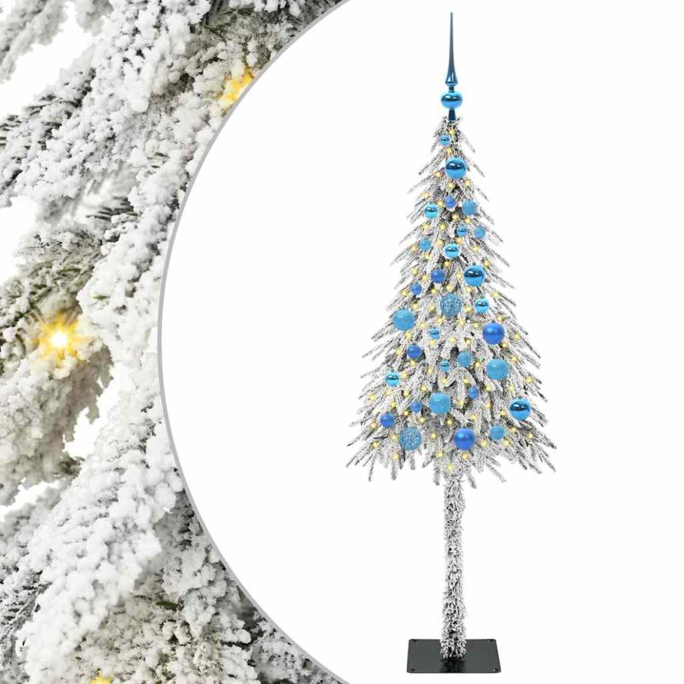 B&Q -  Christmas Tree With 150 Leds White 150 Cm Pe And Steel - Image 3