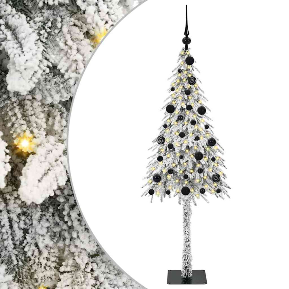 B&Q -  Christmas Tree With 150 Leds White 150 Cm Pe And Steel - Image 3