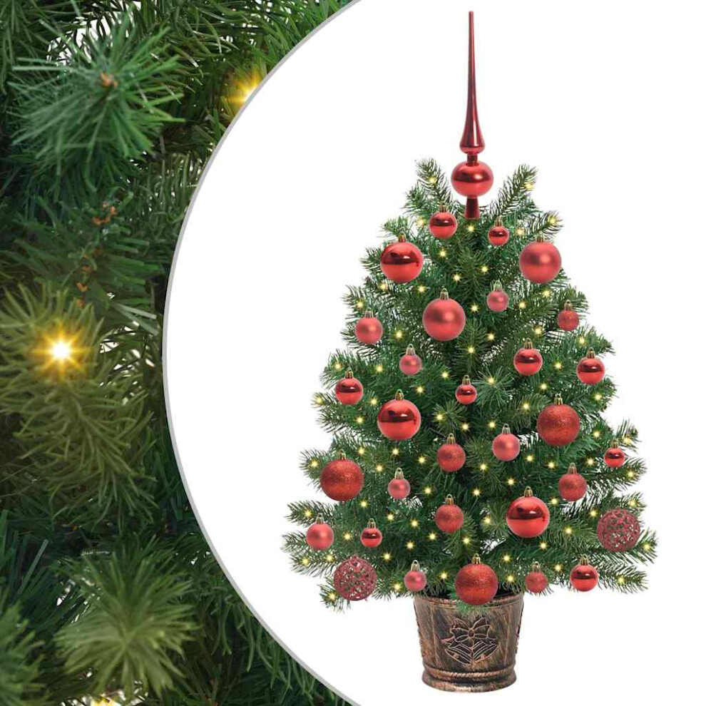B&Q - Artificial Christmas Tree With 150 Leds Green 75 Cm Pe And Pvc - Image 2