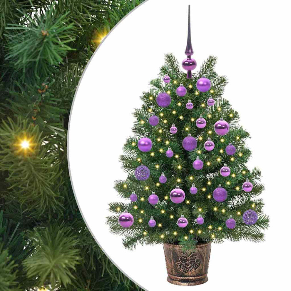 B&Q - Artificial Christmas Tree With 150 Leds Green 95 Cm Pe And Pvc - Image 2