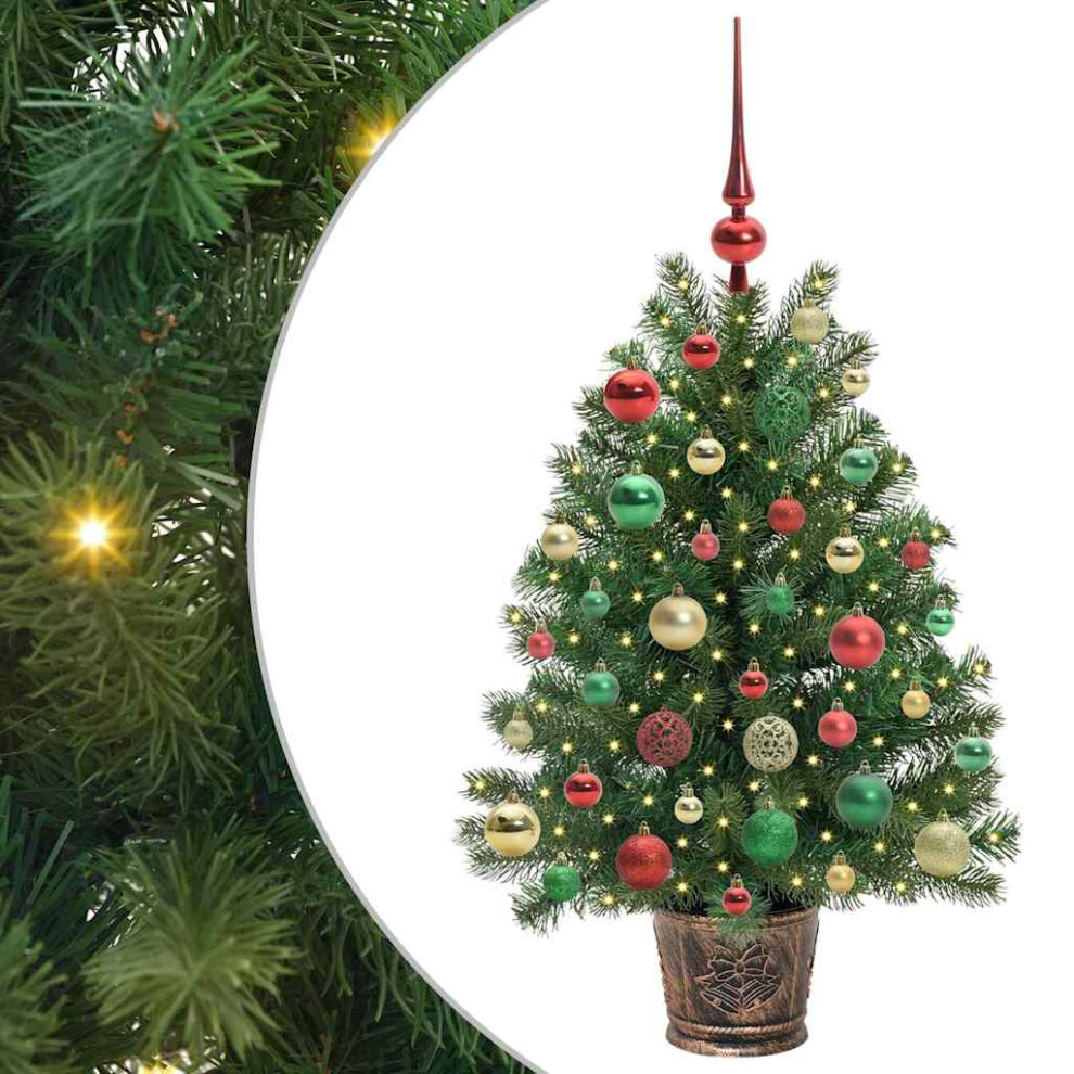 B&Q - Artificial Christmas Tree With 150 Leds Green 95 Cm Pe And Pvc - Image 2