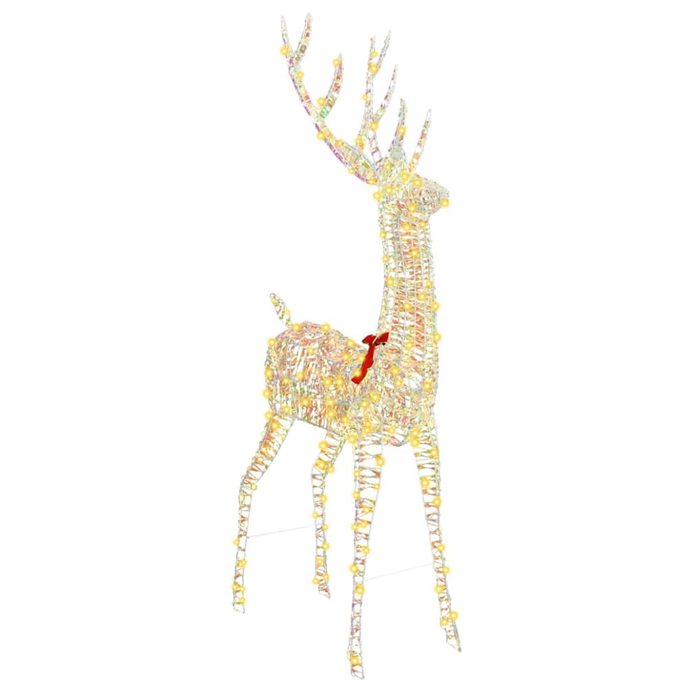 Vidaxl 3D Reindeer 250 Leds Warm White 96 X 40 X 180 Cm Pet