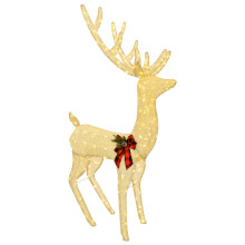 vidaXL 3D Christmas Reindeer LOVIISA 250 LEDs Warm White
