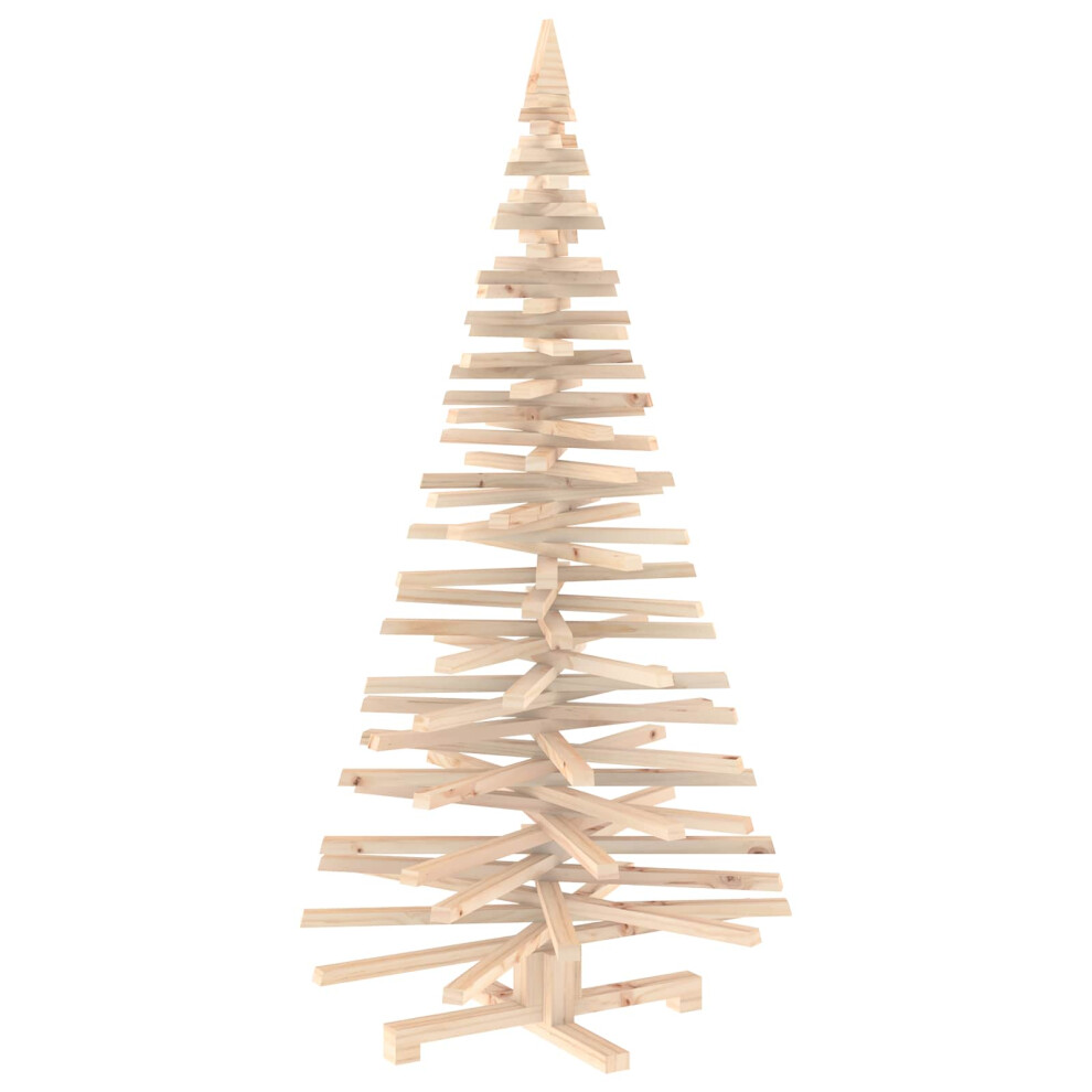 Vidaxl Wooden Christmas Tree Kotka 150 Cm Solid Pine Wood Natural