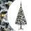 VidaXL vidaXL Artificial Christmas Tree with 150 LEDs with Stand White 120 cm 1